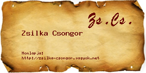 Zsilka Csongor névjegykártya
